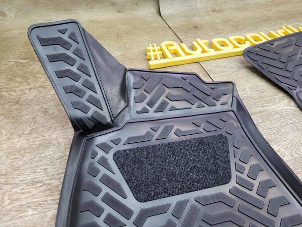 Резиновые коврики в салон Audi A7 4G (2010-н.в.) 3D с  бортиком